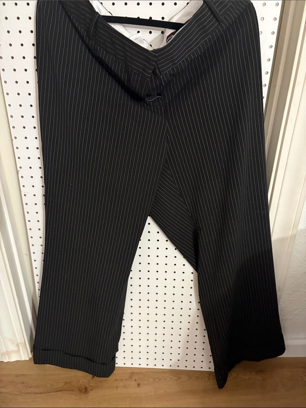 Worthington Black Pinstripe Kids Dress Pants